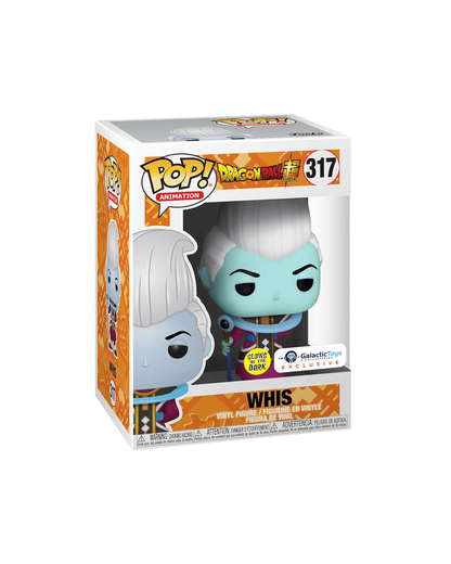 Funko Pop! 317 Whis | Galactic Toys Exclusive | Glows in the dark
