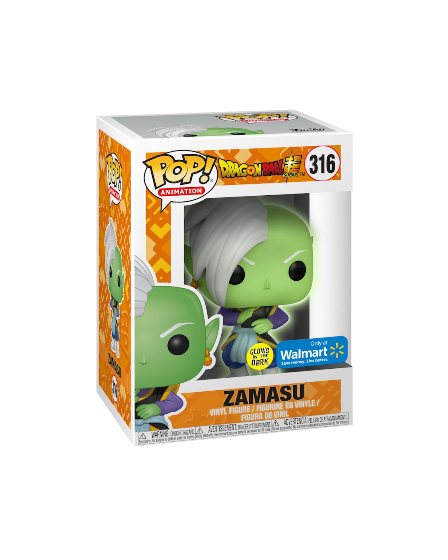 Funko Pop! 316 Zamasu | Only at Walmart | Glows in the dark