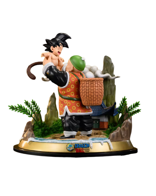 Statua Kid Goku x Grandpa Gohan | SIngularity Studio | Resin Statue (Pre-Order)