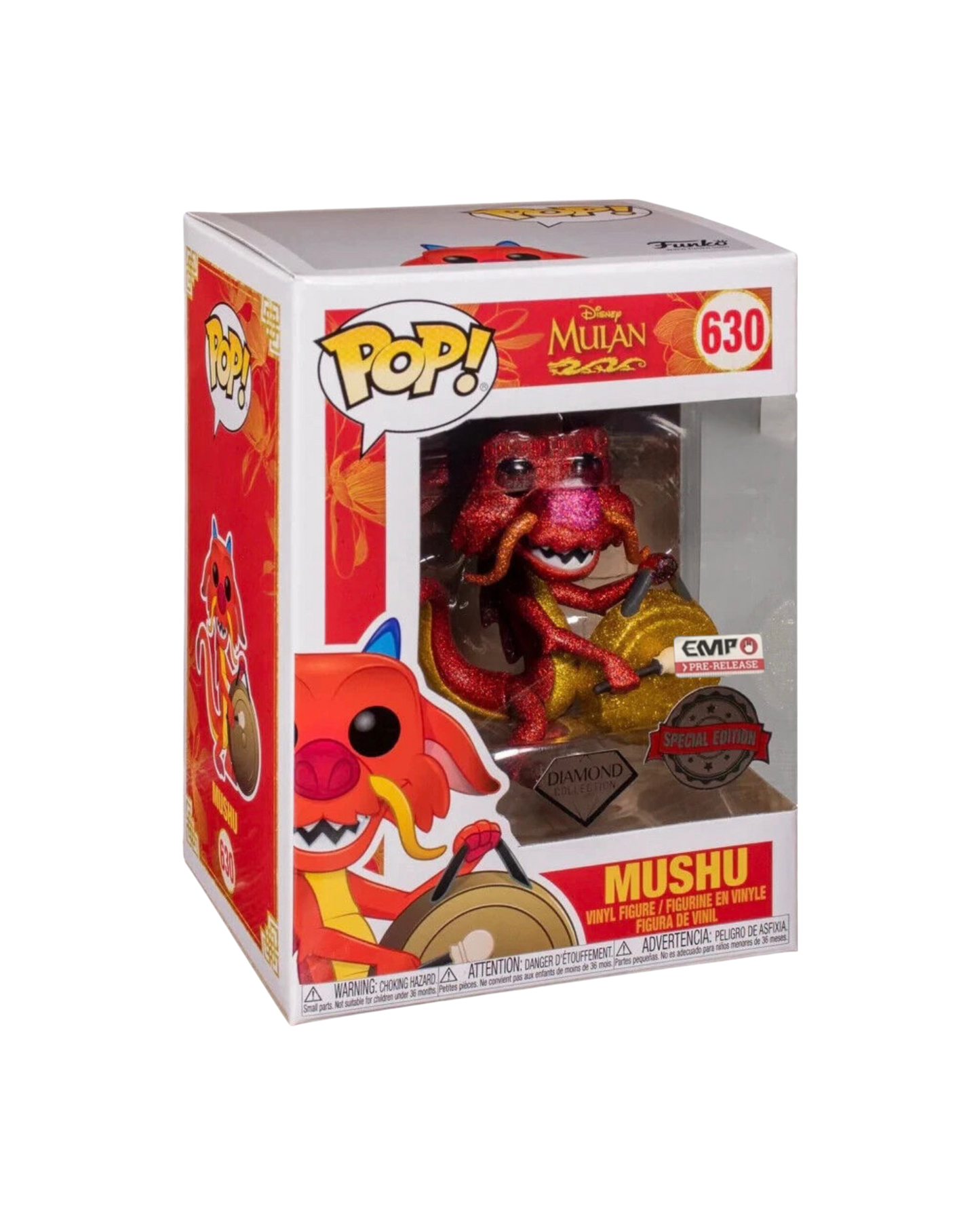 Funko Pop! 630 Mushu | EMP Exclusive | Special edition | Diamond