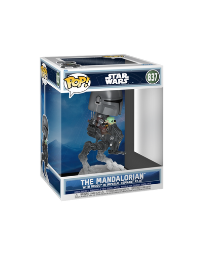 Funko Pop! Riders 837 The Mandalorian with Grogu in Imperial Remnant At-art (Pre-Order)
