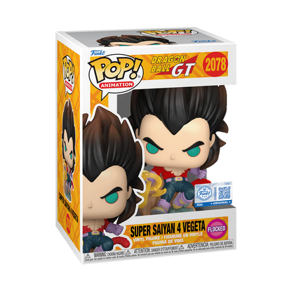 Funko Pop! 2078 Super Saiyan 4 Vegeta | Special edition | Flocked