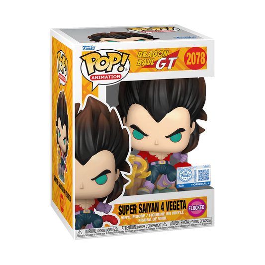Funko Pop! 2078 Super Saiyan 4 Vegeta | Special edition | Flocked