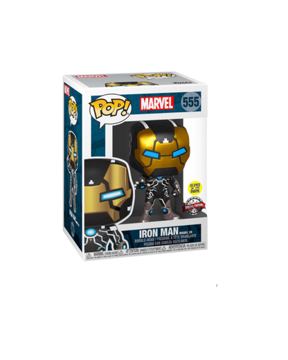 Funko Pop! 555 Iron Man Model 39 | Special Edition | Glows in the Dark