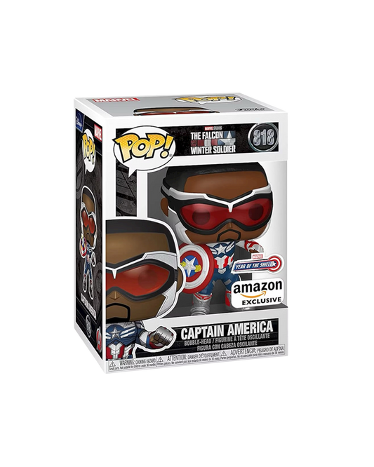 Funko Pop! 818 Captain America | Amazon Exclusive