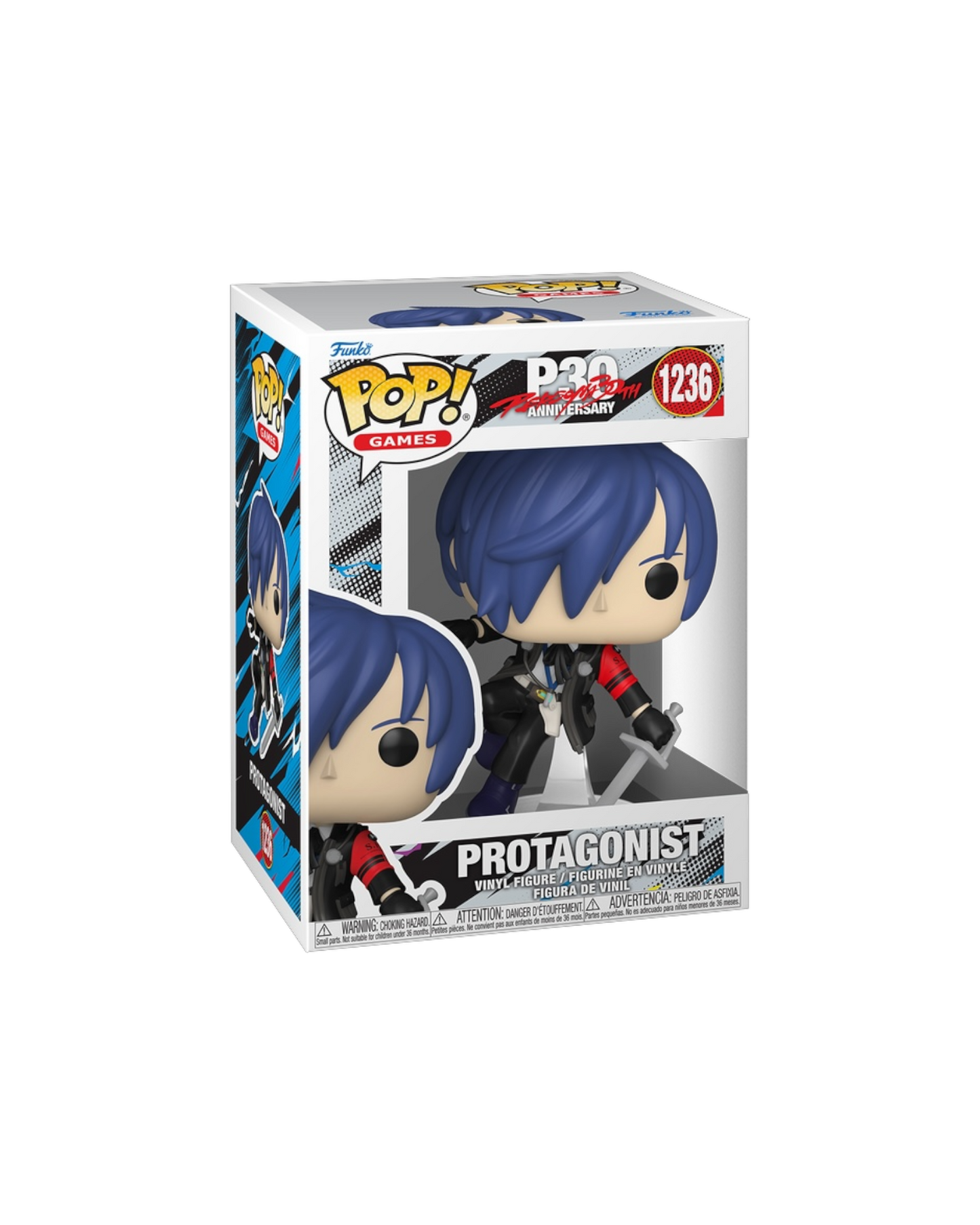 Funko Pop! 1236 Protagonist (Persona 3) (Pre-Order)