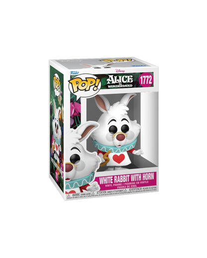 Funko Pop! 1772 White Rabbit with horn (Pre-Order)