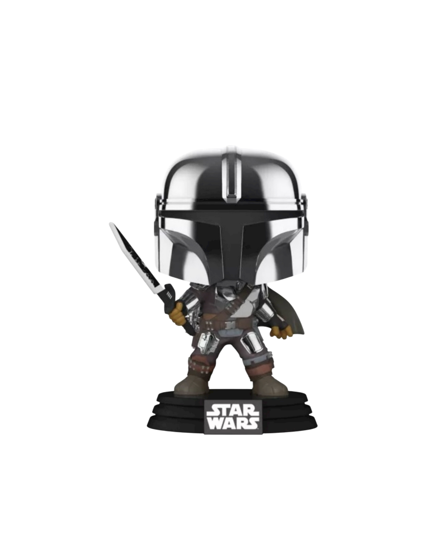 Funko Pop! 491 The Mandalorian with Dark Saber | Special Edition | Glows in the dark