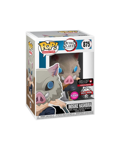 Funko Pop! 875 Inosuke Hashibira | EMP | Special Edition | Flocked