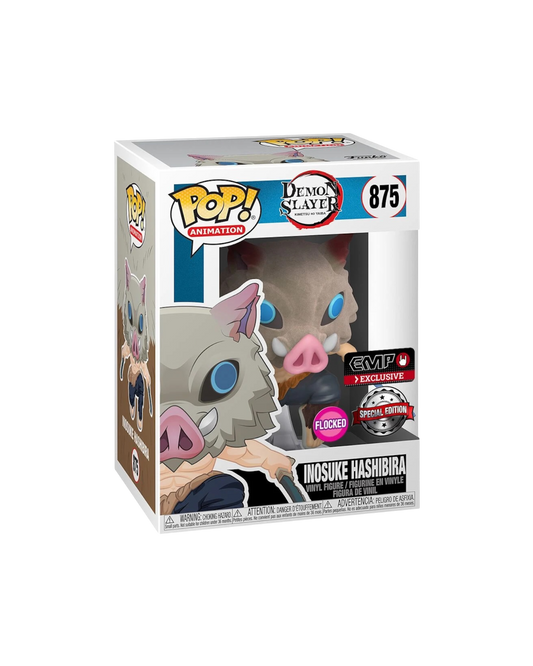 Funko Pop! 875 Inosuke Hashibira | EMP | Special Edition | Flocked