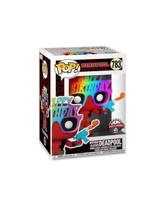 Funko Pop! 783 Deadpool birthday glasses | Special edition