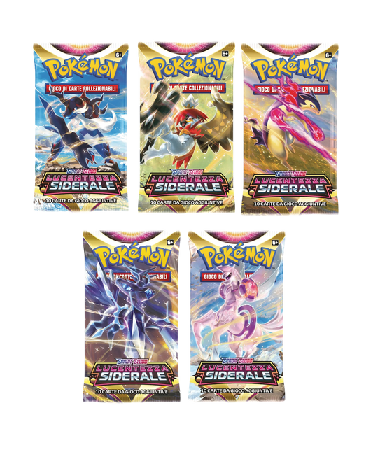 Pokémon bustina Spada e Scudo “Lucentezza Siderale” | Italiano