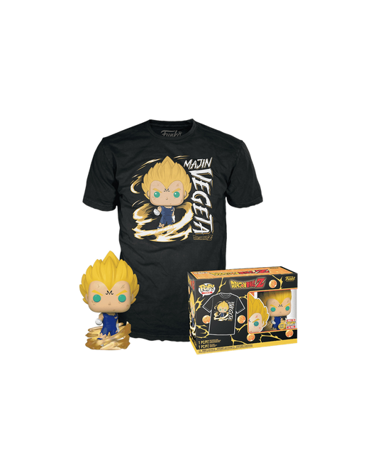 Funko Pop! 862 Majin Vegeta Pop&Tee | Glows in the dark