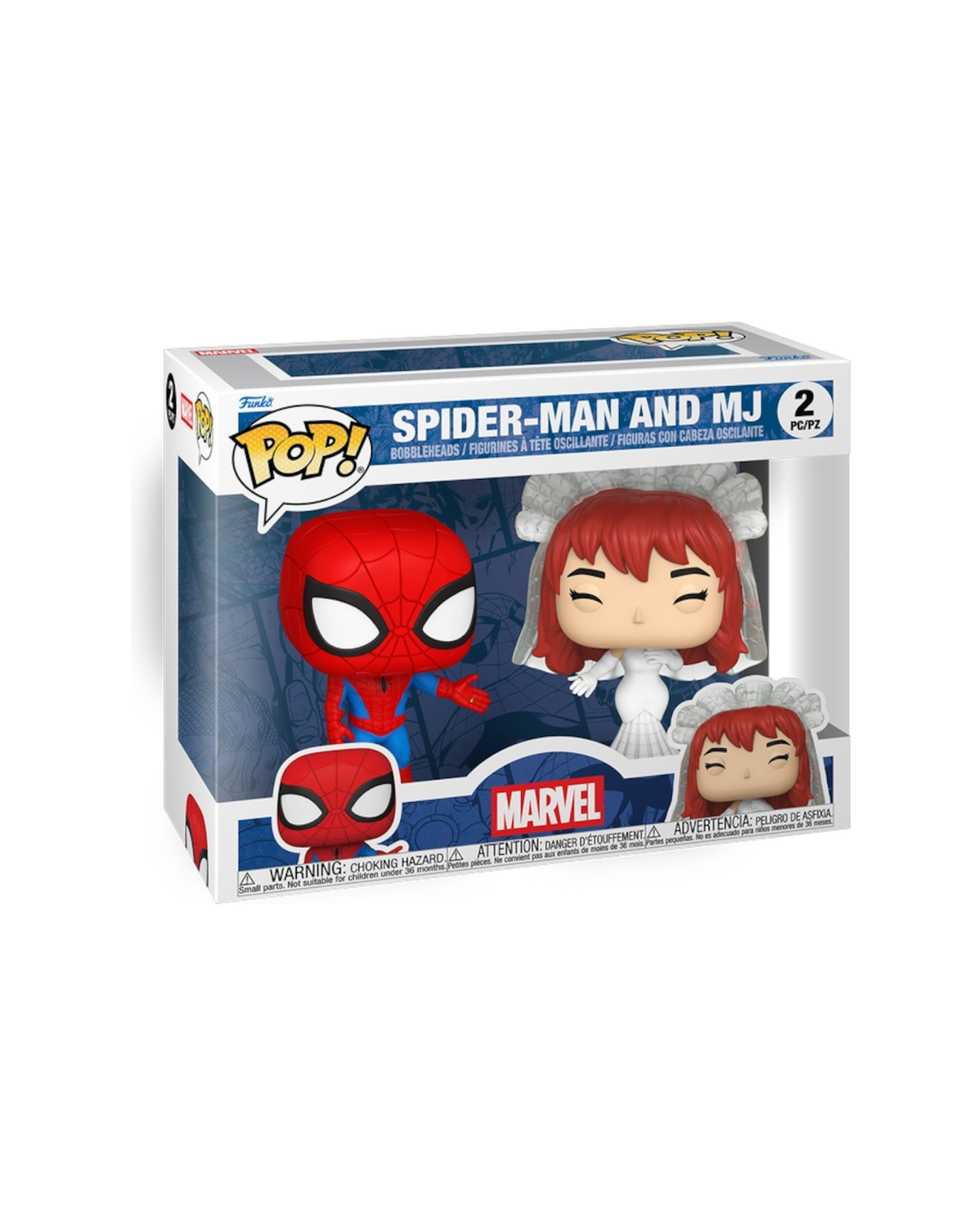 Funko Pop! 2 pack Spider-Man and MJ