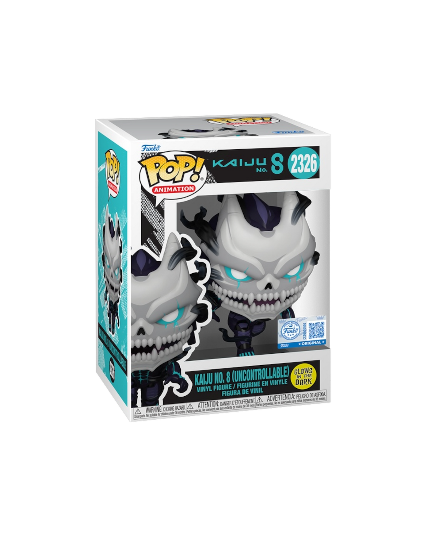 Funko Pop! 2326 Kaiju No.8 (Uncontrollable) | Special edition | Glows in the dark