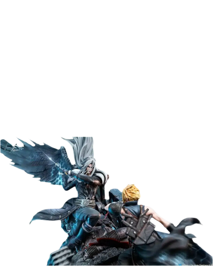 Statua Final Fantasy Sephirot vs Cloud Strife | Dragon x Fantasy Studio | Resin Statue