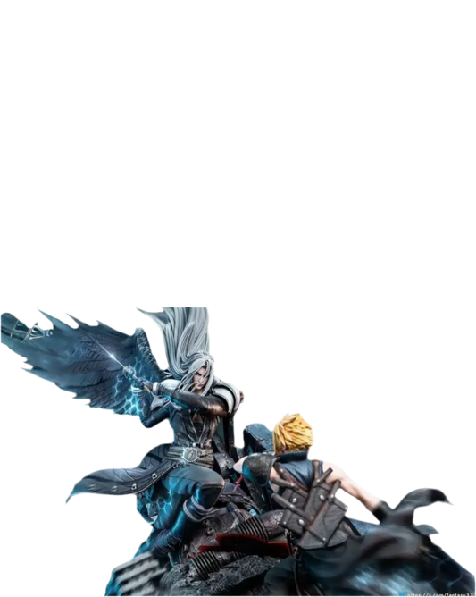 Statua Final Fantasy Sephirot vs Cloud Strife | Dragon x Fantasy Studio | Resin Statue