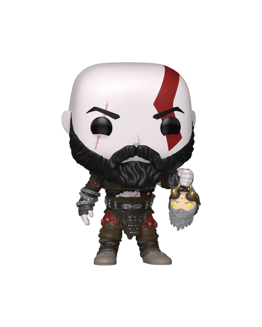 Funko Pop! 1340 Kratos with Mimir’s head (Pre-Order)