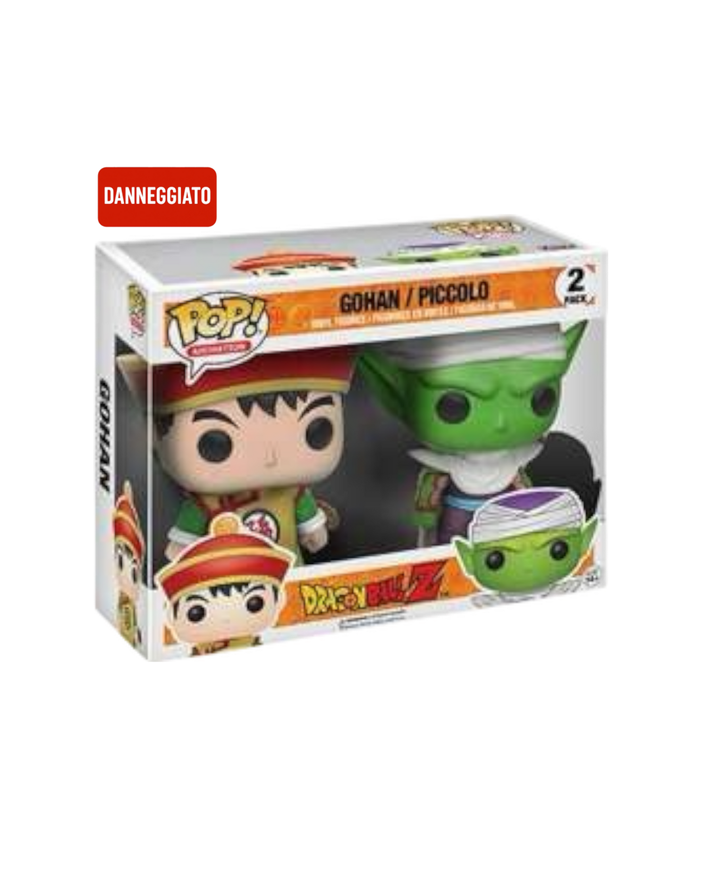 Funko Pop! 2 pack Gohan/Piccolo (Scatola danneggiata)