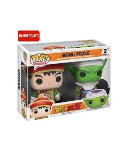 Funko Pop! 2 pack Gohan/Piccolo (Scatola danneggiata)