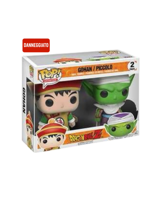 Funko Pop! 2 pack Gohan/Piccolo (Scatola danneggiata)