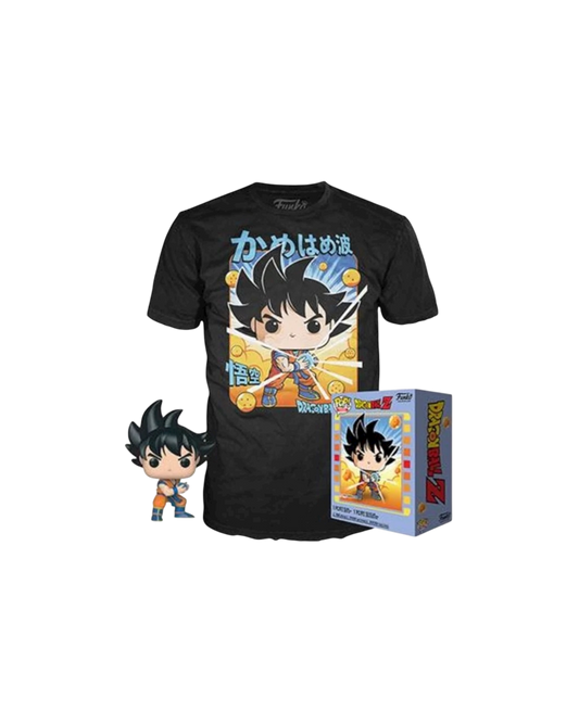 Funko Pop! Goku Kamehameha Pop&Tee | GameStop Exclusive