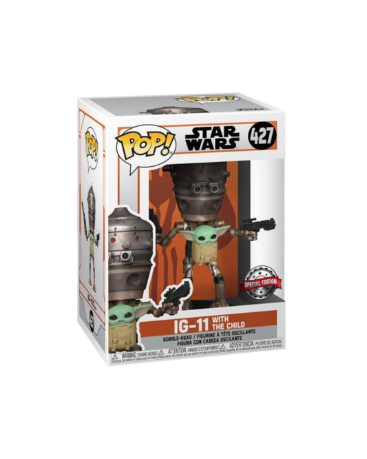 Funko Pop! 427 IG-11 with The Child | Special Edition