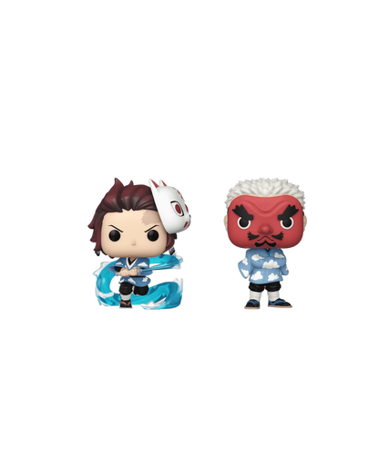 Funko Pop! 2 pack Tanjiro Kamado & Sakonji Urokodaki | Summer Convention 2023