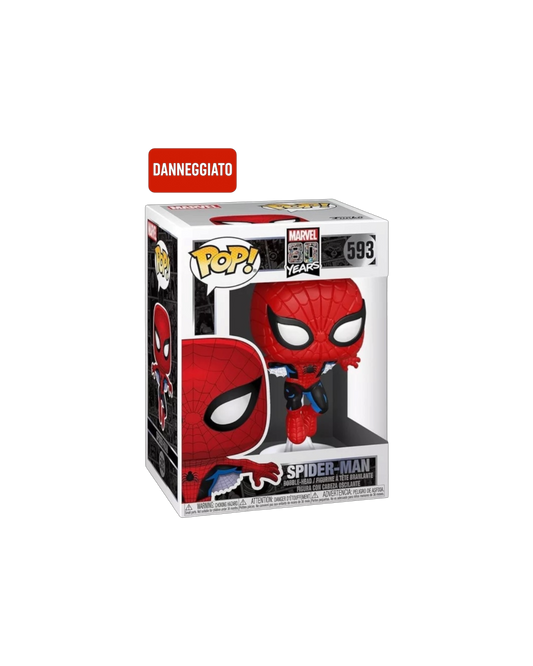 Funko Pop! 593 Spider-Man (scatola danneggiata)