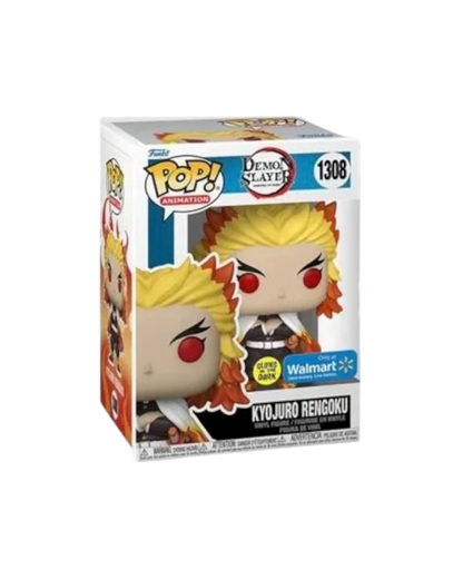 Funko Pop! 1308 Kyojuro Rengoku | Only at Walmart | Glows in the dark