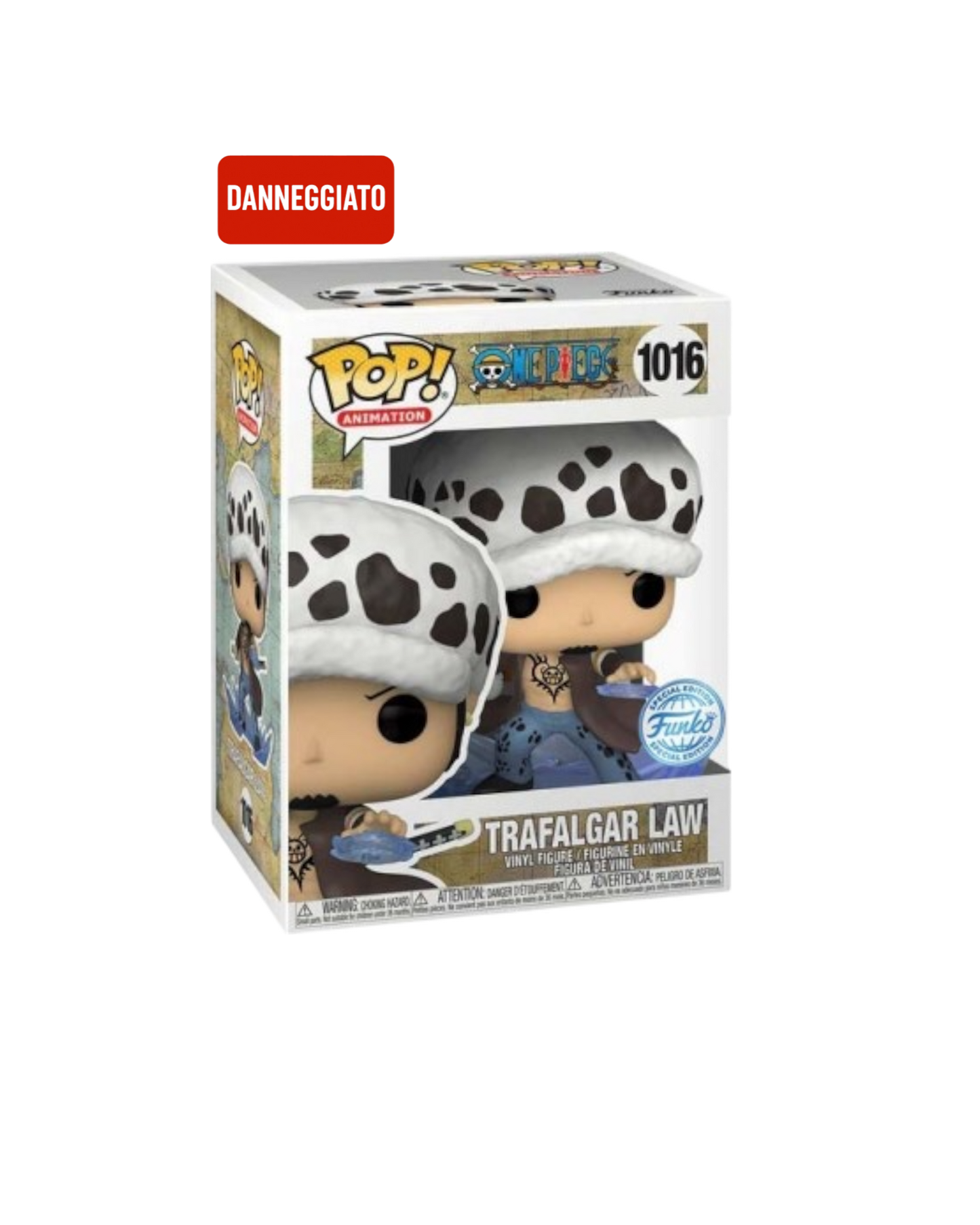 Funko Pop! 1016 Trafalgar Law | Funko Special (scatola danneggiata)