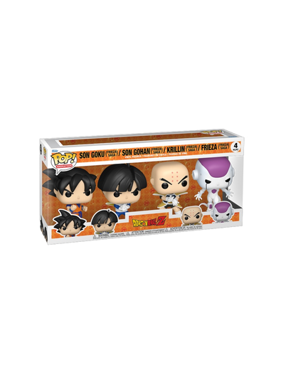 Funko Pop! 4 pack Son Goku / Son Gohan / Krillin / Frieza (Frieza Saga) (Pre-Order)
