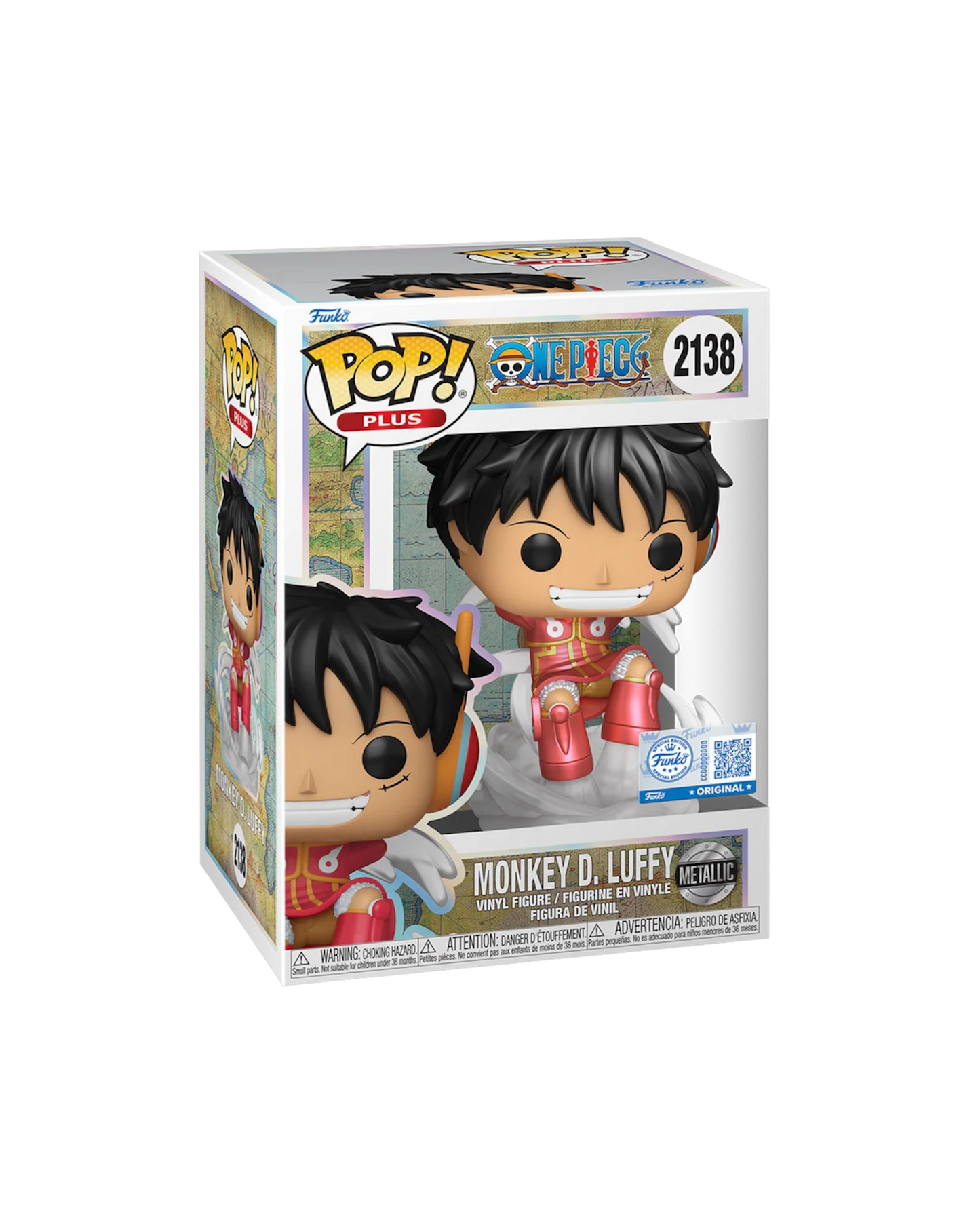 Funko Pop! 2138 Monkey D. Luffy | Special Edition | Metallic (Pre-Order)