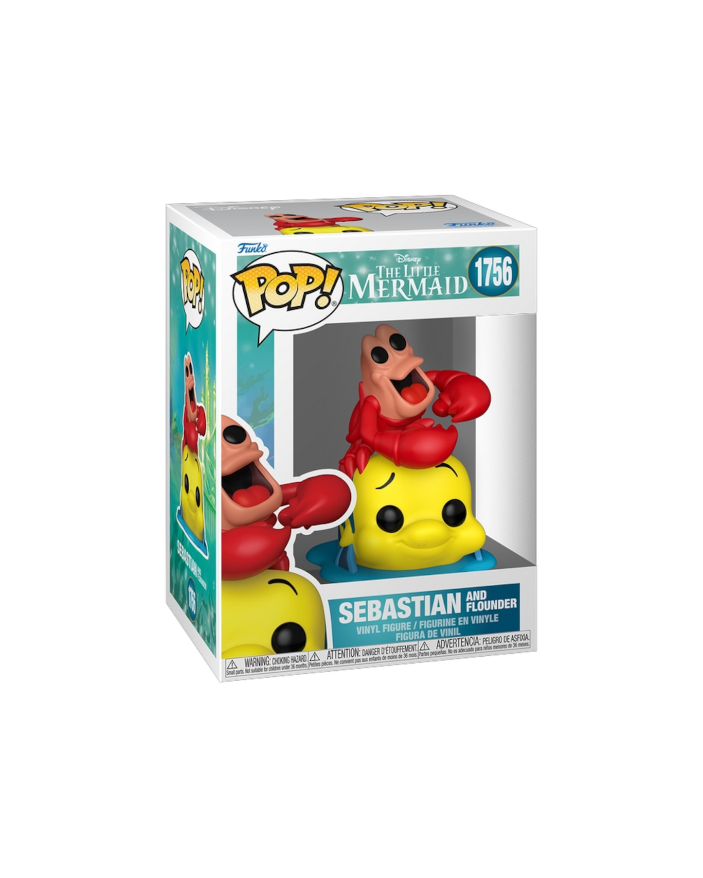 Funko Pop! 1756 Sebastian and Flounder (Pre-Order)