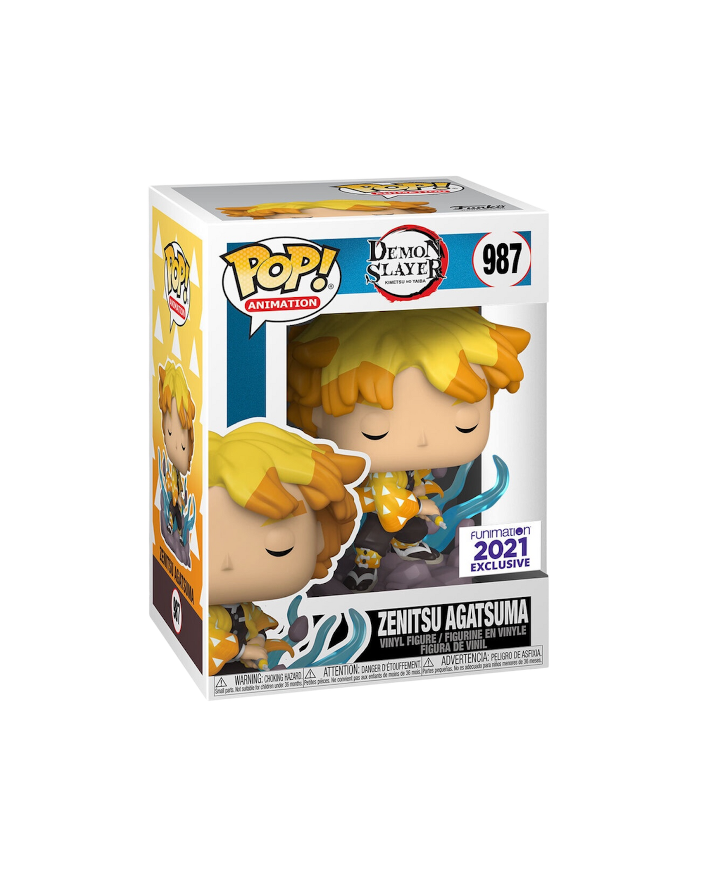 Funko Pop! 987 Zenitsu Agatsuma | Funimation 2021 Exclusive