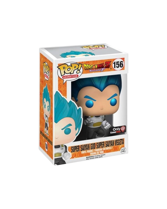 Funko Pop! 156 Super Saiyan God Super Saiyan Vegeta | Only at GameStop