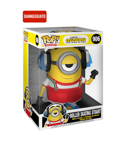 Funko Pop! 906 Roller Skating Stuart | Jumbo (Scatola danneggiata)