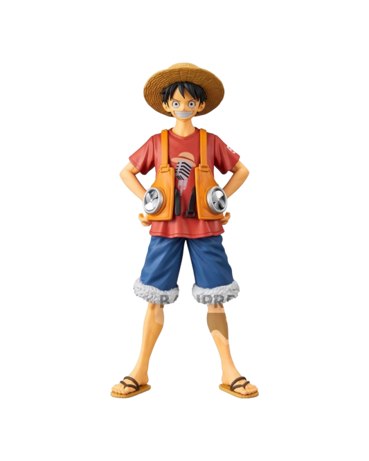Figure Luffy One Piece Red | Bandai The Grandiline Man V1