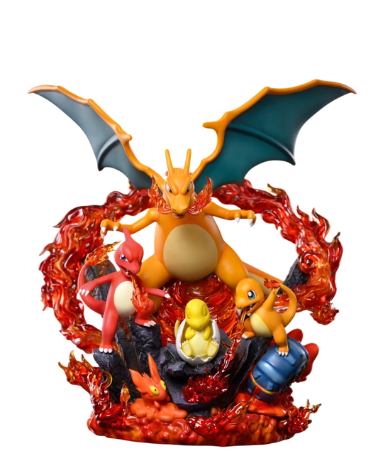 Statua Pokémon Evolution Charizard Family | Wonderland Studio (Pre-Order)