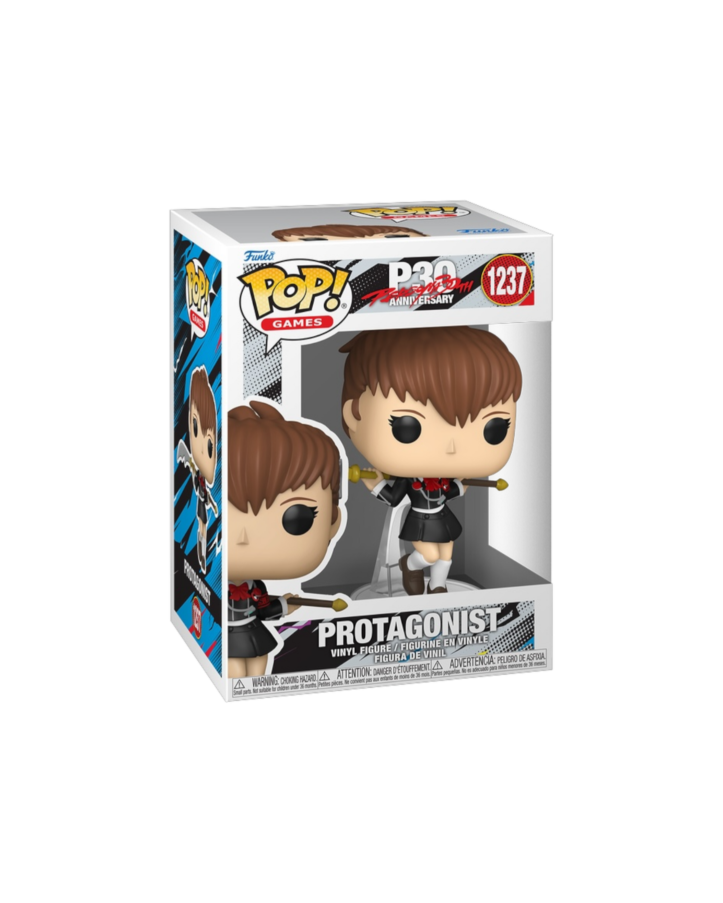 Funko Pop! 1237 Protagonist (Persona 3) (Pre-Order)