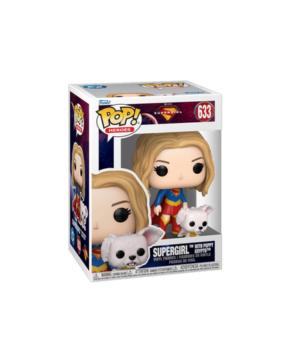 Funko Pop! 633 Super Girl with puppy Krypto (Pre-Order)