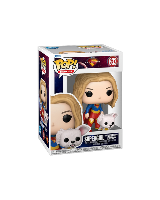 Funko Pop! 633 Super Girl with puppy Krypto (Pre-Order)