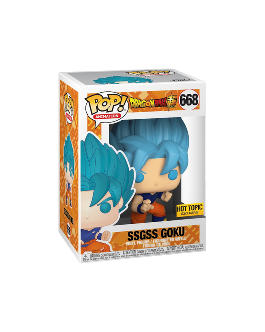 Funko Pop! 668 SSGSS Goku | Hot Topic