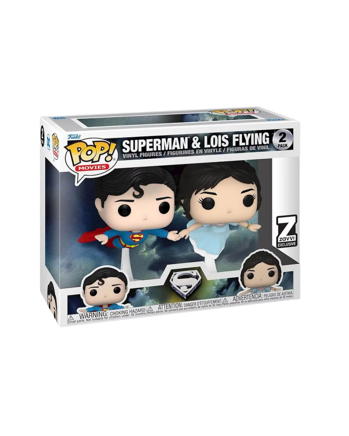 Funko Pop! 2 pack Superman & Lois flying | Zavvi Exclusive