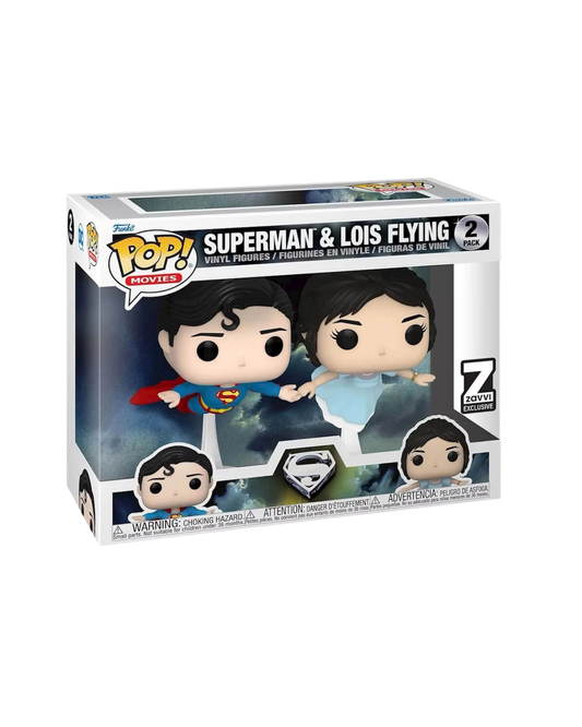 Funko Pop! 2 pack Superman & Lois flying | Zavvi Exclusive