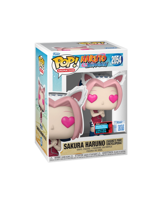 Funko Pop! 2054 Sakura Haruno (Sasuke’s paw Encyclopedia) | Special Edition | Fall Convention 2025