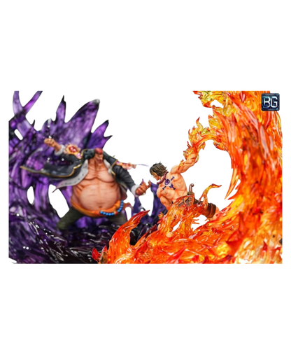 Ace vs Marshall D.Teach Statue | Studio Badges | Resin Statue | Scale 1:6 (Pre-Order)