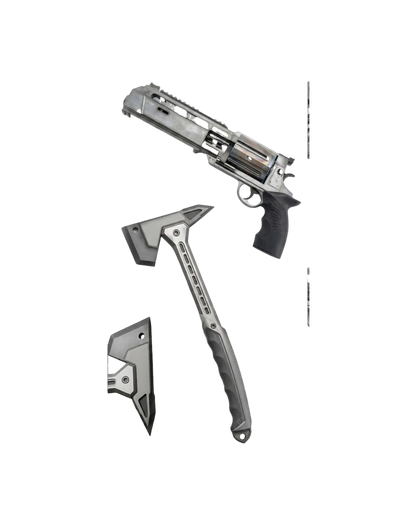 Statua Residen Evil Requiem Revolver & Tactical Handaxe | Panda Studio | Resin Statue