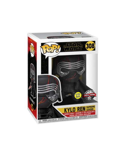 Funko Pop! 308 Kylo Ren Supreme Leader | Special Edition | Glows in the dark