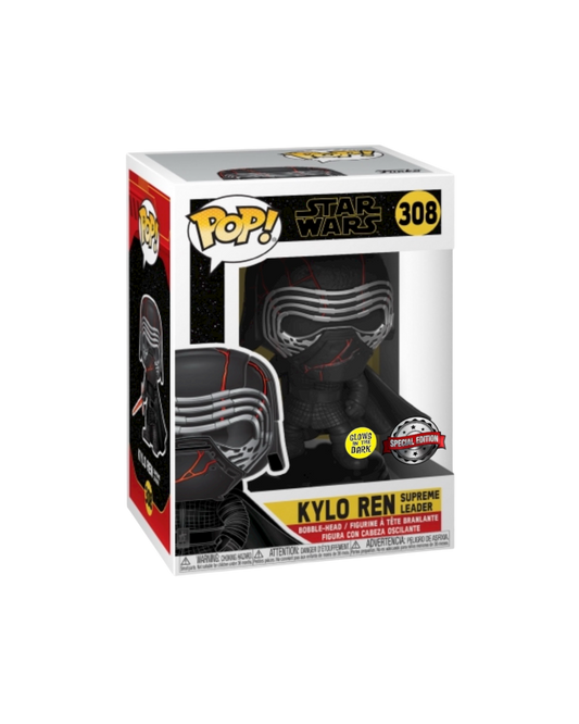 Funko Pop! 308 Kylo Ren Supreme Leader | Special Edition | Glows in the dark